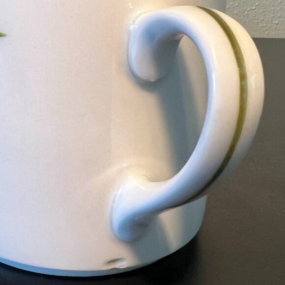 Vintage J.W.K. Bavaria, Germany Porcelain Cup  ~ Yellow & Purple Tulips ~ Floral - Picture 11 of 11